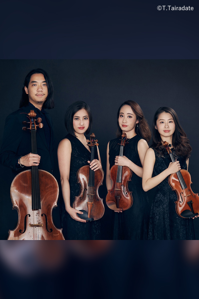 Yuna Shinohara, Chihiro Kitada, Meguna Naka, Tatsuki Sasanuma（Quartet Amabile / Violin・Viola・Cello）