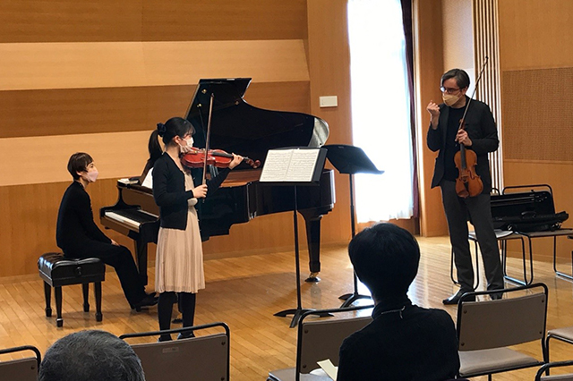 【国際音楽祭NIPPON2022】公開マスタークラス(ヴァイオリン部門)